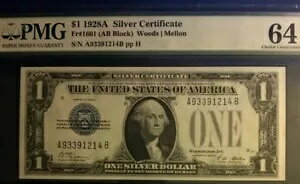 1928A $1 Vo[ؖ PMG64 EPQ CHOICE UNCAEbY/ t@j[obN 3607