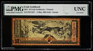 2021 ^ 25 S[hobNX 1/40 IX 24K S[h tHC m[g I[ PMG UNC S[h obN