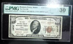 1929 TY 2 $10 ���ƒʉ݁u�{�i�[�Y �t�F���[ �A�C�_�z�v~PMG 30 CH#10727 ���������ł�!