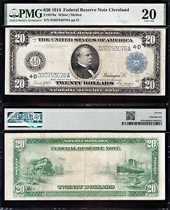 ƂĂfGȑ_őN VF 1914 $20 N[uhAMs! PMG20I 93076