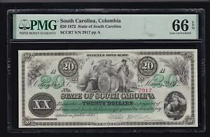 US $20 1872 TEXJCiBp~ PMG 66 EPQ GEM CU (917)