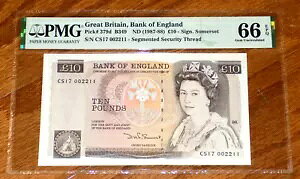 CMX P 379d ND(1987-88) 10 10 |h PMG 66EPQ QEII GEM UNC