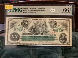 1872 N $20 TEXJCi RrAB - PMG 66 WFʎ