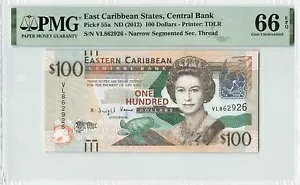 ���J���u�C $100 �h�� 2012�AP-55a�A�׃l�W�APMG 66 EPQ ��� UNC QEII