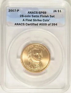 2007-P �A�_���X �v���W�f���V���� �_���[ ANACS SP-69 �t�@�[�X�g �X�g���C�N �T�e�� �t�B�j�b�V�� #009