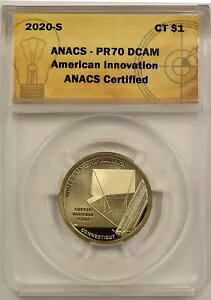 2020-S American Innovation �R�l�`�J�b�g�h�� $1 ANACS PR 70 DCAM