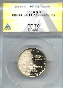 2019-S $1 American Innovators DE ANACS �F�؍ς� REV PF 70 �h��