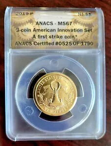 2019 P AJ Cmx[V h W[W MS67 ANACS t@[Xg XgCN d