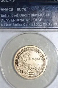 2017-S $1 TJKEBA ANACS O[h񗬒 #1011/1863 (101011)