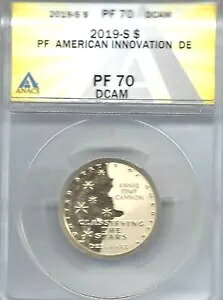 2019-S $1 American Innovators DE ANACS �F�؍ς� PF 70 �h��
