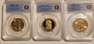 2011 P D S James Garfield BU & �v���[�t �h�� �Z�b�g ANACS 67�A67�A70 �搧�U��