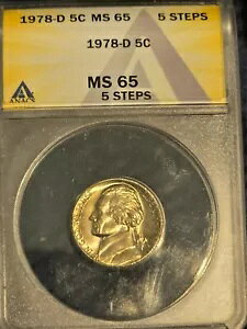 1978-D �W�F�t�@�[�\�� �j�b�P�� - ANACS �O���[�h MS65 & 5 STEPS!