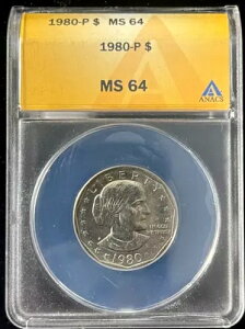 1980 P X[U B. A\j[ h $1 ANACS MS64-(5c)