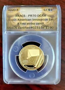 2020 S American Innovation K[o[ XP[ Rl`Jbg PR70 DCAM ANACS t@[Xg XgCN