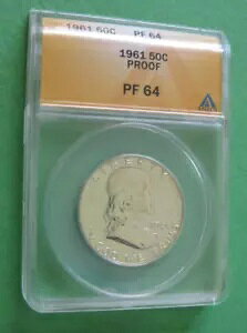 1961 50c v[t Vo[ tN n[t 1/2 h ANACS PF 64 (PR) tBftBA