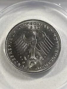 1969-D �h�C�c 2 Marks Konrad Adenauer Graded MS 65 by ANACS