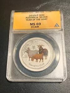 I[XgA 2015 50 Zg MN 1/2 IX.999 Vo[ AibNX MS 69