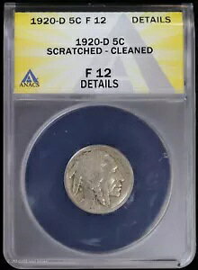 1920 D 5C obt@[ jbP ANACS F 12 ڍ