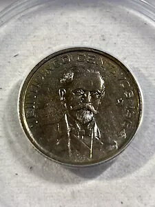1964-Mo Mexico 25 Centavos Graded MS 66 by ANACS Toned