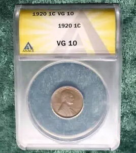 1920 ANACS VG 10 J[ EB[g ZgAFɗǍD 1 Zg RC