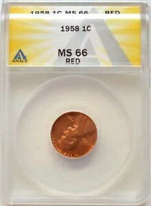 1958 č S[WX uCg bh J[ EB[g Zg 1C ANACS MS66 bh - 144