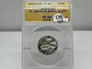 2009 S - �V���o�[ �v���[�t �A�����J�� �T���A 25c - ANACS PF69 DCAM DB1-42