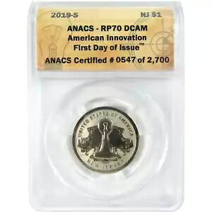 2019 S �d���C�m�x�[�V���� $1 RP 70 DCAM ANACS Rev Proof SKU:CPC9379