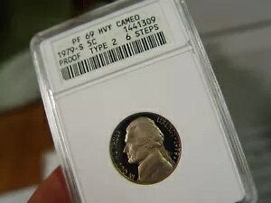 ANACS PF 69 1979-S �^�C�v 2 HVY �J���I 6 �t���X�e�b�v �W�F�t�@�[�\�� �j�b�P��