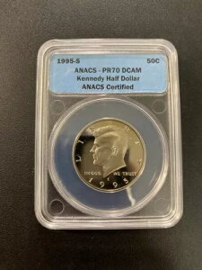 1995 S �v���[�t �P�l�f�B �n�[�t�_���[ ANACS PR-70 DCAM - �N���b�h - �F��X���u - 50C