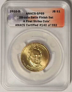 2010-D �u�L���i���哝�̃h�� ANACS SP-69 �t�@�[�X�g �X�g���C�N #140