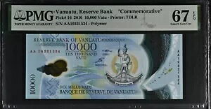 okAc 10000 oc 2010 P 16 ʐM|}[ X[p[u WF UNC PMG 67 EPQ