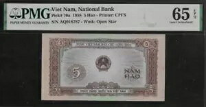 xgi P-70a 5 nI 1958 PMG 65 EPQ