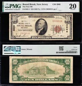 fG * A * _ȒO[h VF 1929 $10 j[W[W[BubNs National Note! PMG20I