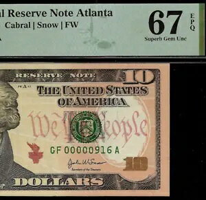2004A $10 AM Ag^ PMG 67EPQ TOP POP ō[VA 916