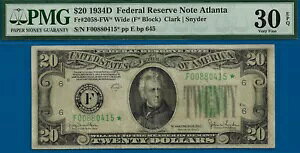1934B $20 AM PMG 30EPQ 3 ԖڂɍȃAg^ X^[