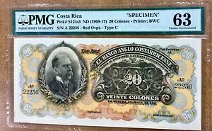 RX^J W{ 1909-1917 20C PMG 63 Choice  P S124s3 MUESTRA