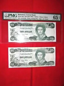 on} 1 h 1974 PMG 65 EPQ + ʂ̓{[iX̐