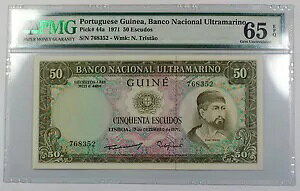 1971 |gK MjA 50 GXN[h m[g sbNԍ 44a PMG 65 WF UNC EPQ