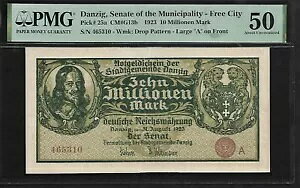 �_���c�B�q 1000 ���}���N 1923 PMG 50 P#25a �����̎��R�s�s��@