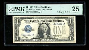 DBR 1928 $1 Vo[ t@j[obN X^[ Fr. 1600* PMG 25 VA *03256925A