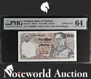 ^C 10 o[c ND (1980) P 87 t@V[ 100  - 1000000 UNC PMG 64 NR