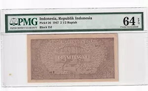 ChlVAA2 1/2 sAA1947 NAP-26AUNC PMG 64