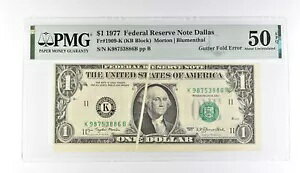 PMG 50 AU EPQ $1 1977 FRN _X Fr#1909-K K^[܂ڃG[ *3184