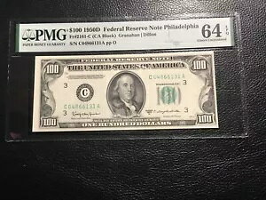 100.00 1950-D FRNote zʉ Fr2161 PMG 64 uncB EPQ Ė邢
