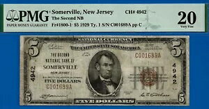1929 $5 j[W[W[BT}[ȓ񍑗s CH# 4942 PMG 20