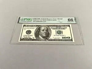 100 ăh FR 2175-G* (AG* ubN) AMs 1996 PMG 66 EPQ