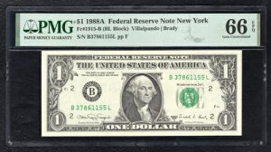 FR�B 1915-B 1988-A $1 FRN �j���[���[�N�B�j���[���[�N *���A B-L �{�b�N* ��� ������-66EPQ