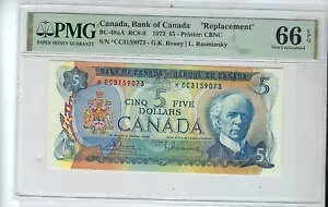 1972 BOC $5�ABC-48aA *C/C Bou/Ras�APMG Gem 66 EPQ
