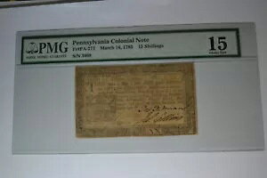 �y���V���o�j�A�B 1785 �N 3 �� 16 �� 15 �b PMG Choice Fine 15�B