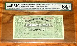 LVR 50 Z^{X 1914 P-S528c GX^h f ` PMG 64EPQ UNC m[g